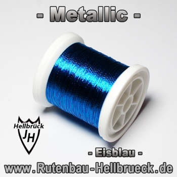 Bindegarn Metallic - Farbe: Eisblau -C-